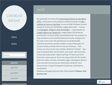 Tablet Screenshot of literaturaeshow.wordpress.com