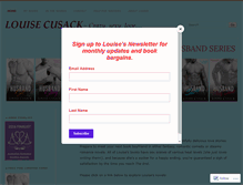 Tablet Screenshot of louisecusack.wordpress.com
