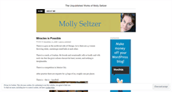 Desktop Screenshot of mollyseltzer.wordpress.com