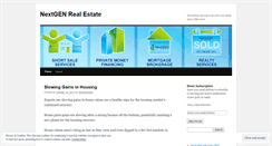 Desktop Screenshot of nextgenrecorp.wordpress.com