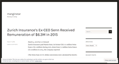 Desktop Screenshot of manginstar.wordpress.com