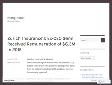 Tablet Screenshot of manginstar.wordpress.com