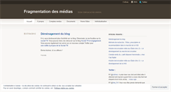 Desktop Screenshot of mediafragmentation.wordpress.com