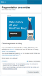 Mobile Screenshot of mediafragmentation.wordpress.com