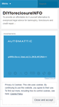 Mobile Screenshot of diyforeclosureinfo.wordpress.com