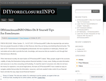 Tablet Screenshot of diyforeclosureinfo.wordpress.com