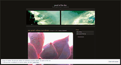 Desktop Screenshot of pearloftheday.wordpress.com