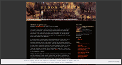 Desktop Screenshot of eldonwarren.wordpress.com