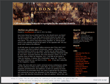 Tablet Screenshot of eldonwarren.wordpress.com