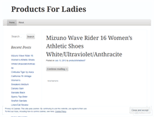 Tablet Screenshot of productsforladiesd7.wordpress.com