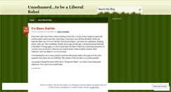 Desktop Screenshot of liberalbahai.wordpress.com