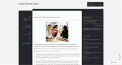 Desktop Screenshot of abridalshowerideas.wordpress.com