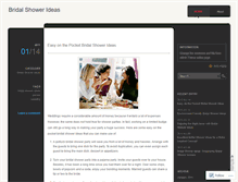 Tablet Screenshot of abridalshowerideas.wordpress.com