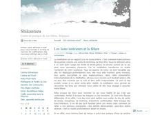 Tablet Screenshot of centreshikantaza.wordpress.com