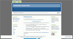 Desktop Screenshot of grokkinggeostudio.wordpress.com