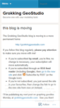 Mobile Screenshot of grokkinggeostudio.wordpress.com