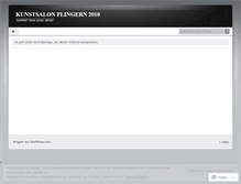 Tablet Screenshot of kunstsalon2010.wordpress.com
