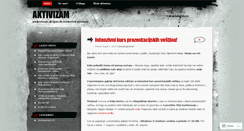 Desktop Screenshot of aktivizam.wordpress.com