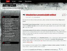 Tablet Screenshot of aktivizam.wordpress.com