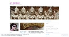 Desktop Screenshot of myduetime.wordpress.com