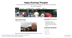 Desktop Screenshot of happyrunningthoughts.wordpress.com