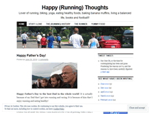 Tablet Screenshot of happyrunningthoughts.wordpress.com