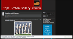 Desktop Screenshot of mycapebreton.wordpress.com