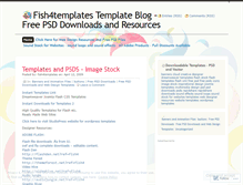 Tablet Screenshot of fish4templates.wordpress.com