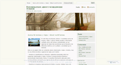 Desktop Screenshot of informacionturistica.wordpress.com