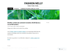 Tablet Screenshot of fashionnelly.wordpress.com