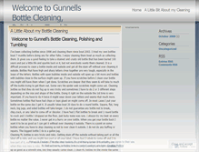 Tablet Screenshot of gunnellsbottlecleaning.wordpress.com
