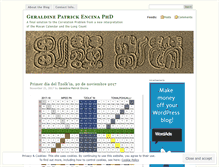 Tablet Screenshot of geraldinepatrick.wordpress.com