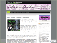 Tablet Screenshot of giftsforthegoddess.wordpress.com