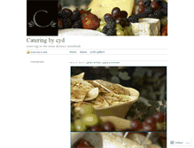 Tablet Screenshot of cateringbycyd.wordpress.com