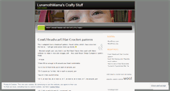 Desktop Screenshot of lunamothmama.wordpress.com