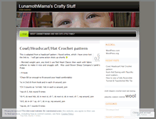 Tablet Screenshot of lunamothmama.wordpress.com