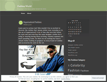 Tablet Screenshot of fashionworld14.wordpress.com