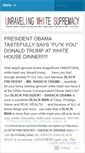 Mobile Screenshot of eliminatingwhitesupremacy.wordpress.com