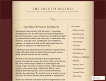 Tablet Screenshot of countrydoctor.wordpress.com