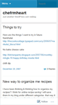 Mobile Screenshot of chefrmheart.wordpress.com