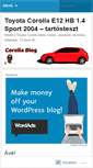 Mobile Screenshot of corollablog.wordpress.com