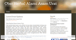 Desktop Screenshot of obatasamuratgamatherbal.wordpress.com