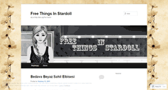 Desktop Screenshot of freethingsinstardoll.wordpress.com