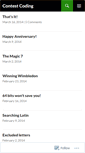 Mobile Screenshot of contestcoding.wordpress.com