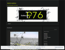 Tablet Screenshot of gallery1976.wordpress.com
