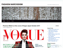 Tablet Screenshot of fashionnarcissism.wordpress.com