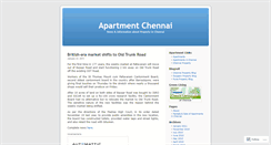 Desktop Screenshot of apartmentchennai.wordpress.com