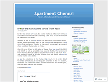 Tablet Screenshot of apartmentchennai.wordpress.com