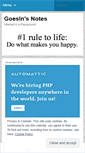 Mobile Screenshot of goesin44.wordpress.com