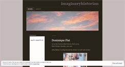 Desktop Screenshot of imaginaryhistorian.wordpress.com